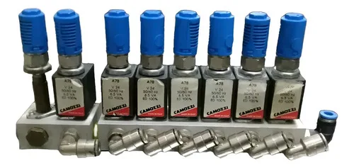 Bloco De Bobinas Camozzi A7b 6,5va 24v 10bar Made In Italy