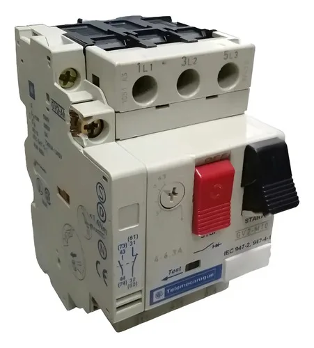 Disjuntor Motor 4-6,3a Telemecanique Gv2-m10 Com Auxiliar
