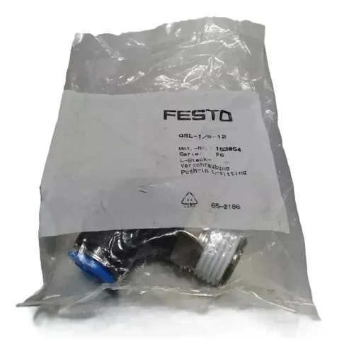 Conexão Peumática Engate Rápido Festo Qsl-1/2-12 153054 12mm