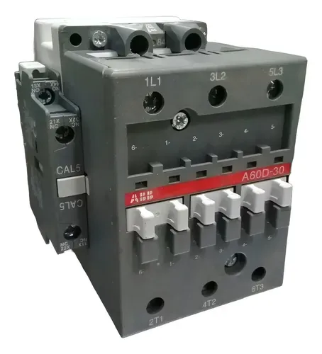 Contator Abb A60d-30 60a 110v 15kw Com Auxiliar Sem Uso