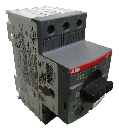 Disjuntor Motor Tripolar Abb Ms132 0,4-0,63a 1sam350000r1004
