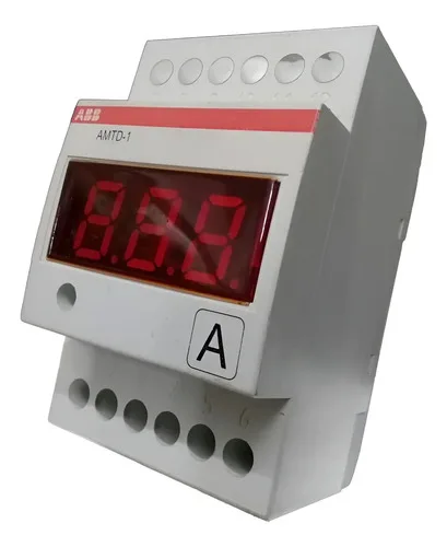 Amperímetro Digital De Corrente Alternada Abb Amtd-1 220vac