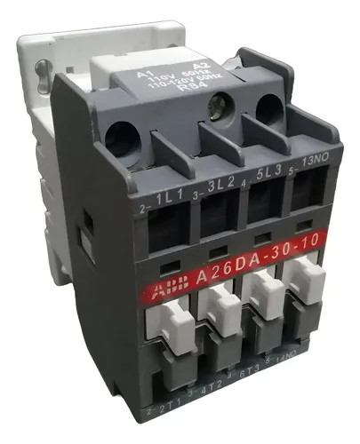 Contator 30a Abb A26da-30-10 110v 6,5kw Sem Uso