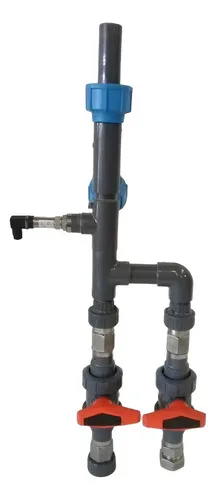 Tubulação 1 Polegada Com 2 Registros +gf+ E Sensor Keller
