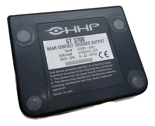 Welch Allyn Hhp Scanner De Código De Barra St3700 622306 Cabo Ethernet Preto Ethernet