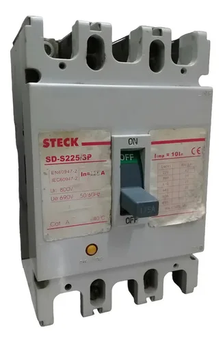 Disjuntor 125a Caixa Moldada Tripolar Steck Sd-225/3p 