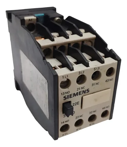 Contator Tripolar 21a Siemens 3tf40 22e 220v 3cv  220v