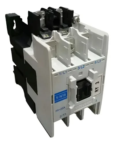 Contator Tripolar Magnético 25a Mitsubishi S-n18 110v 3,7kw