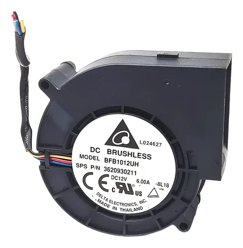 Ventoinha Soprador Cooler 12vdc Delta Brushless Bfb1012uh 6a