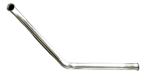Tubo Inox 316 Polido Curvado 3 Polegadas 1,70m Saída 2 Pol