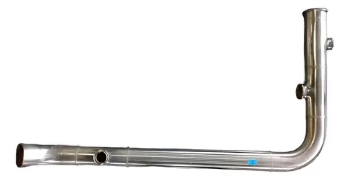 Tubo Inox 316 Polido L 90 Graus 3 Polegadas Saída 2  E 112