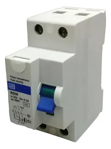 Diferencial Residual Dr Bipolar 25a Weg Rdw 230v 
