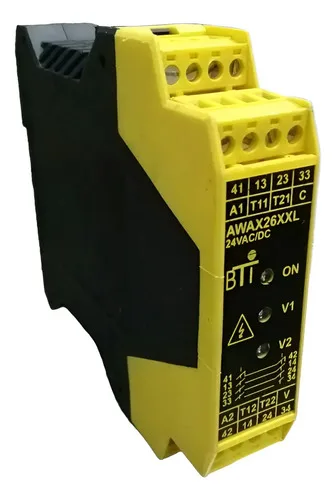 Relé De Segurança Bti Awax26xxl 24vac/dc 