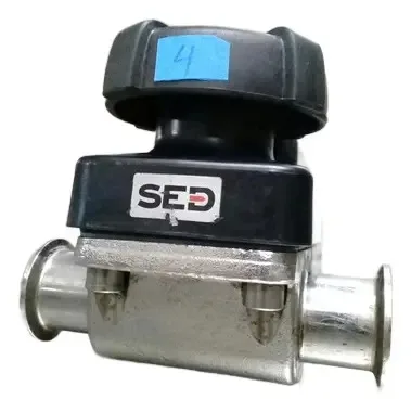 Válvula De Diafragma 1½ Poleg Inox 316 Polido Sed