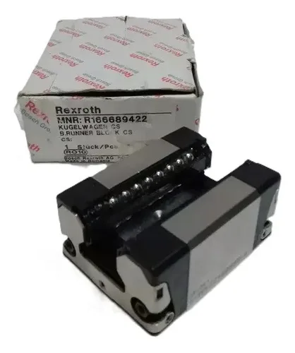 Rolamento Linear De Guia Patim Rexroth Mnr R166689422 Novo