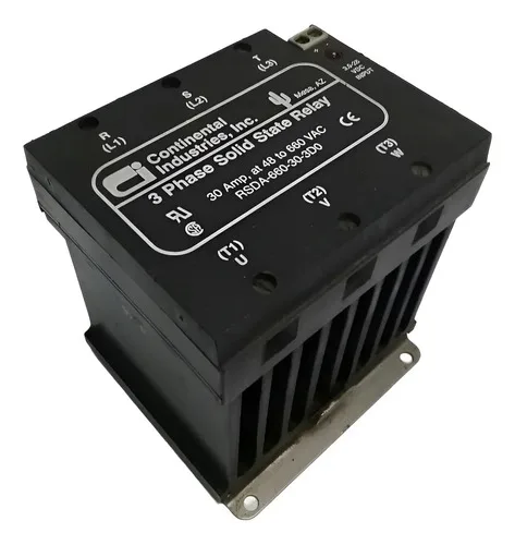 Relé Trifásico Continental Industries Rsda-660-30-3d0 30a 