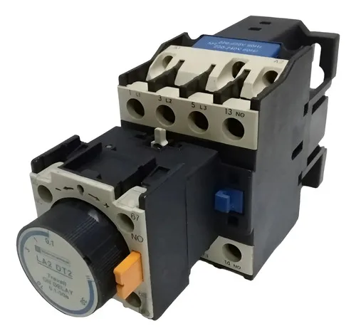 Contator 40a Telemecanique Lc1 D2510 Relé Tempo La2 Dt2 30s
