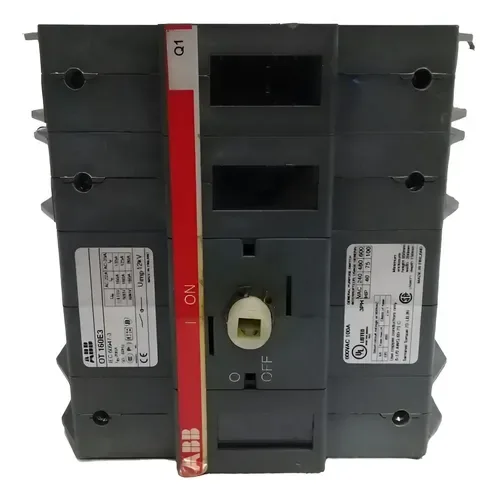 Chave Seccionadora Tripolar 100a Abb Ot 160e3  690v