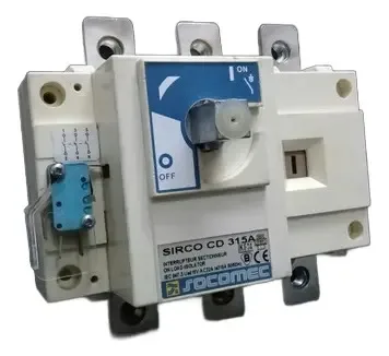 Chave Seccionadora Tripolar 315a Socomec Sirco Cd 415v