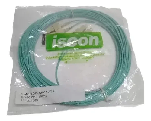 Jumper Óptico Iscon 10 Metros Dpx 50/125 216398