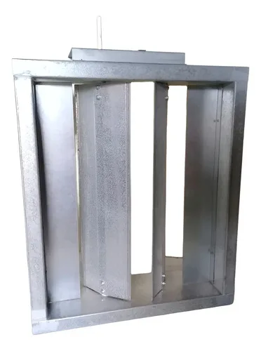 Damper Ventilação Contra Incêndio Em Alumínio 58×68cm 
